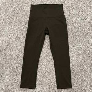 Lululemon Athletica Dark Olive Leggings